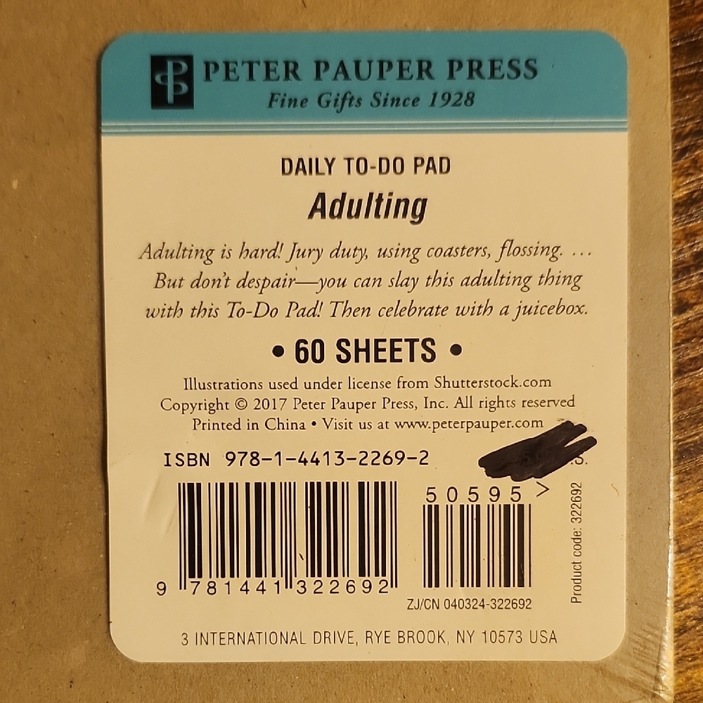 Adulting To-Do List Notepad - Multicolor - Picture 4 of 10